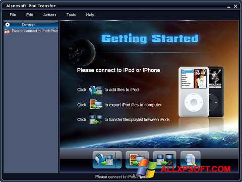 Képernyőkép iPhone PC Suite Windows XP