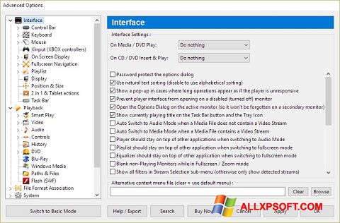 Képernyőkép Zoom Player Windows XP
