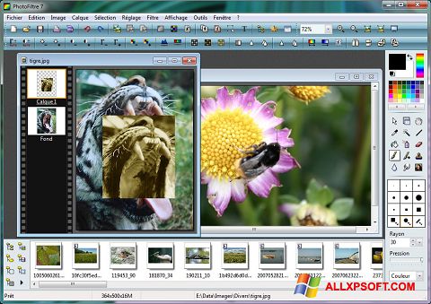 Képernyőkép PhotoFiltre Windows XP