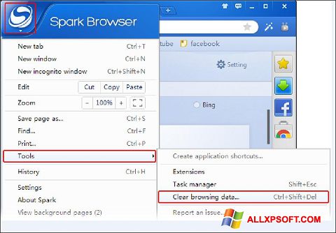 Képernyőkép Spark Windows XP
