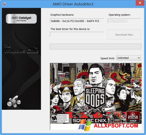 Képernyőkép AMD Driver Autodetect Windows XP