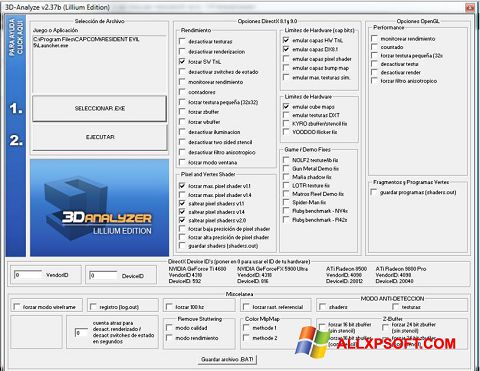 Képernyőkép 3D-Analyze Windows XP