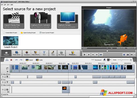 Képernyőkép AVS Video Editor Windows XP