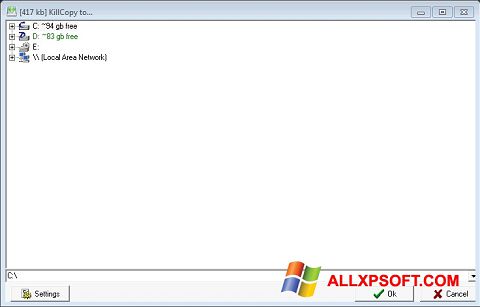 Képernyőkép KillCopy Windows XP