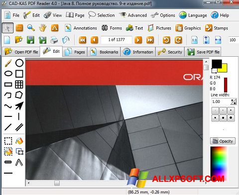 Képernyőkép PDF Reader Windows XP