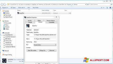 Képernyőkép SpeedFan Windows XP