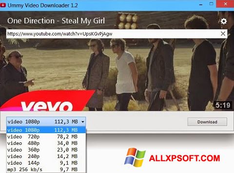 Képernyőkép Ummy Video Downloader Windows XP