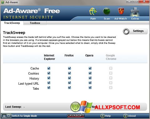 Képernyőkép Ad-Aware Windows XP