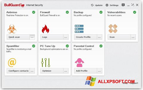 Képernyőkép BullGuard Windows XP
