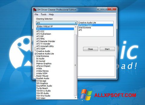 Képernyőkép Driver Cleaner Windows XP