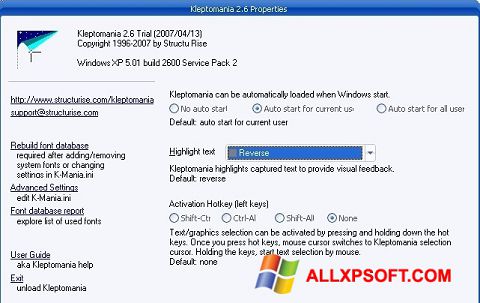 Képernyőkép Kleptomania Windows XP