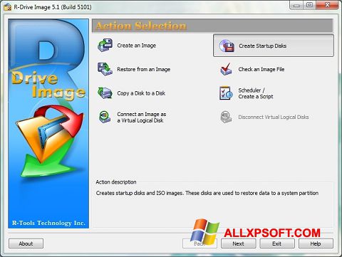 Képernyőkép R-Drive Image Windows XP