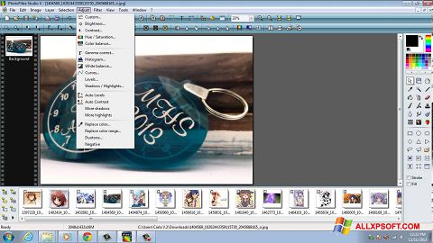 Képernyőkép PhotoFiltre Studio X Windows XP
