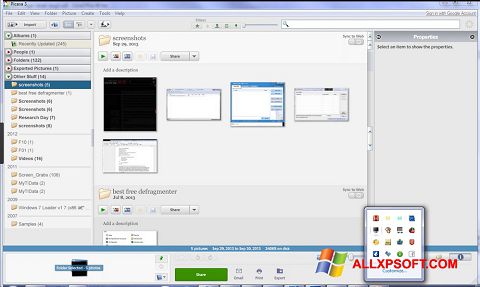 Képernyőkép Picasa Windows XP