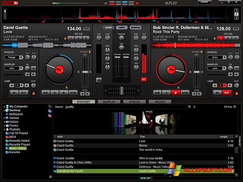 Képernyőkép Virtual DJ Pro Windows XP