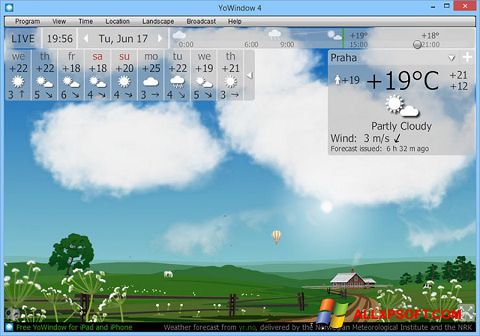 Képernyőkép YoWindow Windows XP