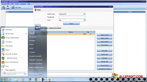Képernyőkép MyHotspot Windows XP