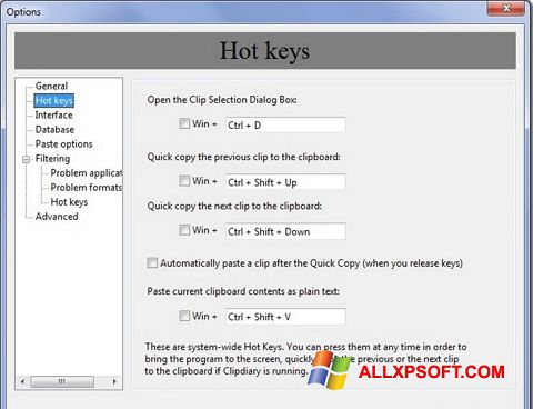 Képernyőkép Clipdiary Windows XP