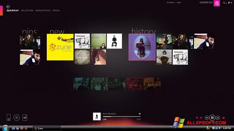 Képernyőkép Zune Windows XP