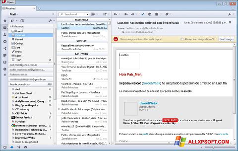Képernyőkép Opera Mail Windows XP