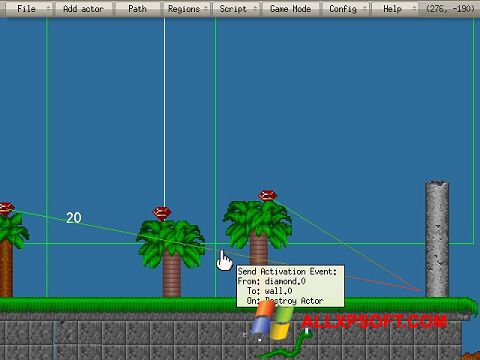 Képernyőkép Game Editor Windows XP