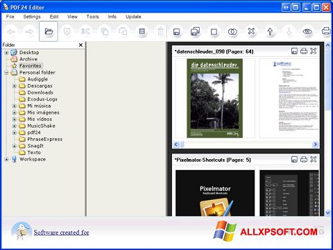 Képernyőkép PDF24 Creator Windows XP