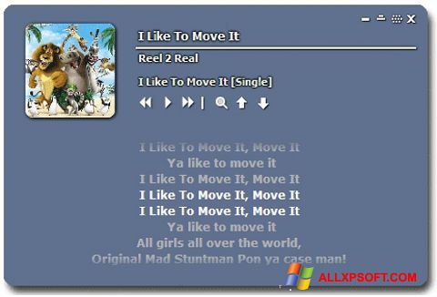 Képernyőkép Minilyrics Windows XP