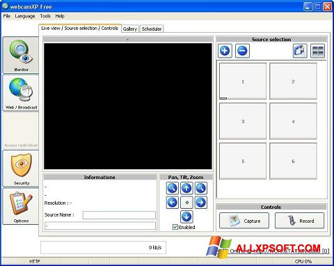 Képernyőkép webcamXP Windows XP