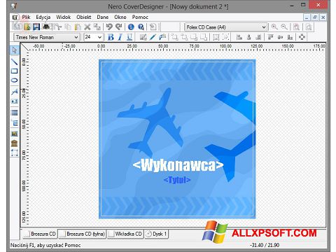 Képernyőkép Nero Cover Designer Windows XP
