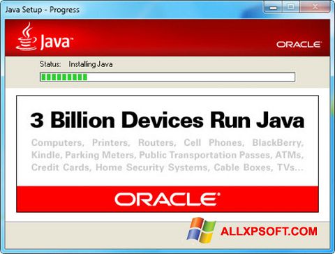 Képernyőkép Java Runtime Environment Windows XP