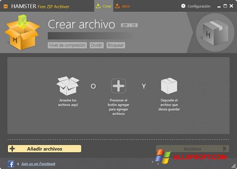 Képernyőkép Hamster Free ZIP Archiver Windows XP