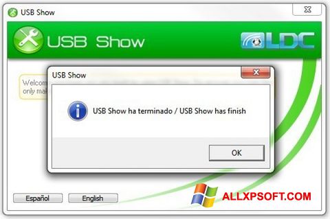 Képernyőkép USB Show Windows XP