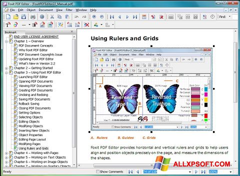 Képernyőkép Foxit PDF Editor Windows XP