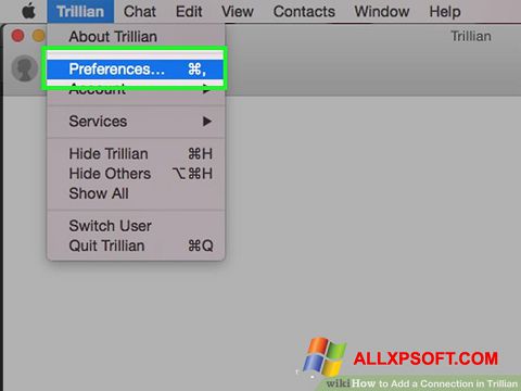 Képernyőkép Trillian Windows XP
