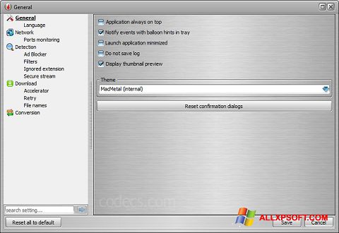 Képernyőkép VSO Downloader Windows XP