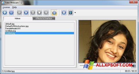 Képernyőkép Fake Webcam Windows XP