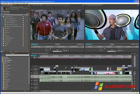 Képernyőkép Adobe Premiere Pro Windows XP