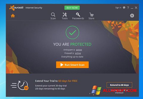 Képernyőkép Avast Internet Security Windows XP