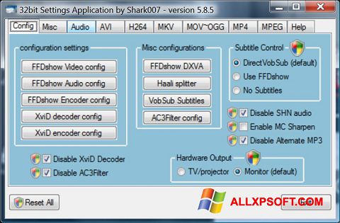 Képernyőkép Vista Codec Package Windows XP