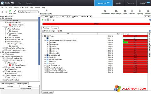 Képernyőkép SoapUI Windows XP