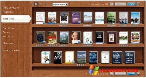 Képernyőkép Bookshelf Windows XP