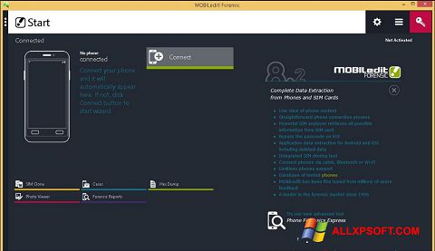 Képernyőkép MOBILedit! Windows XP