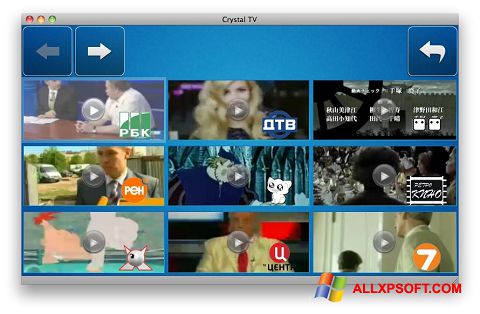 Képernyőkép Crystal TV Windows XP