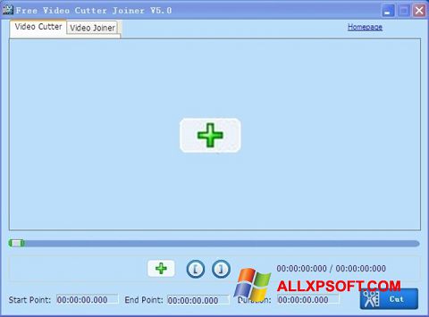 Képernyőkép Free Video Cutter Windows XP