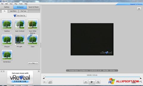 Képernyőkép vReveal Windows XP