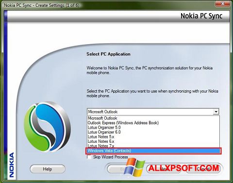 Képernyőkép Nokia PC Suite Windows XP
