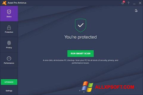 Képernyőkép Avast! Pro Antivirus Windows XP