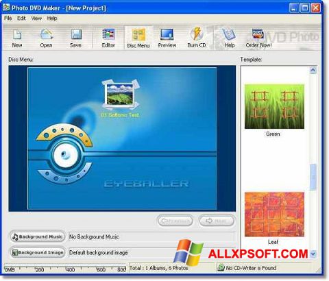 Képernyőkép DVD Maker Windows XP