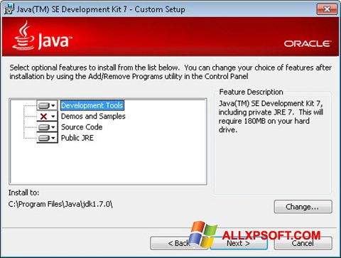 Képernyőkép Java Development Kit Windows XP