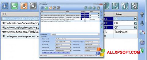 Képernyőkép VideoGet Windows XP